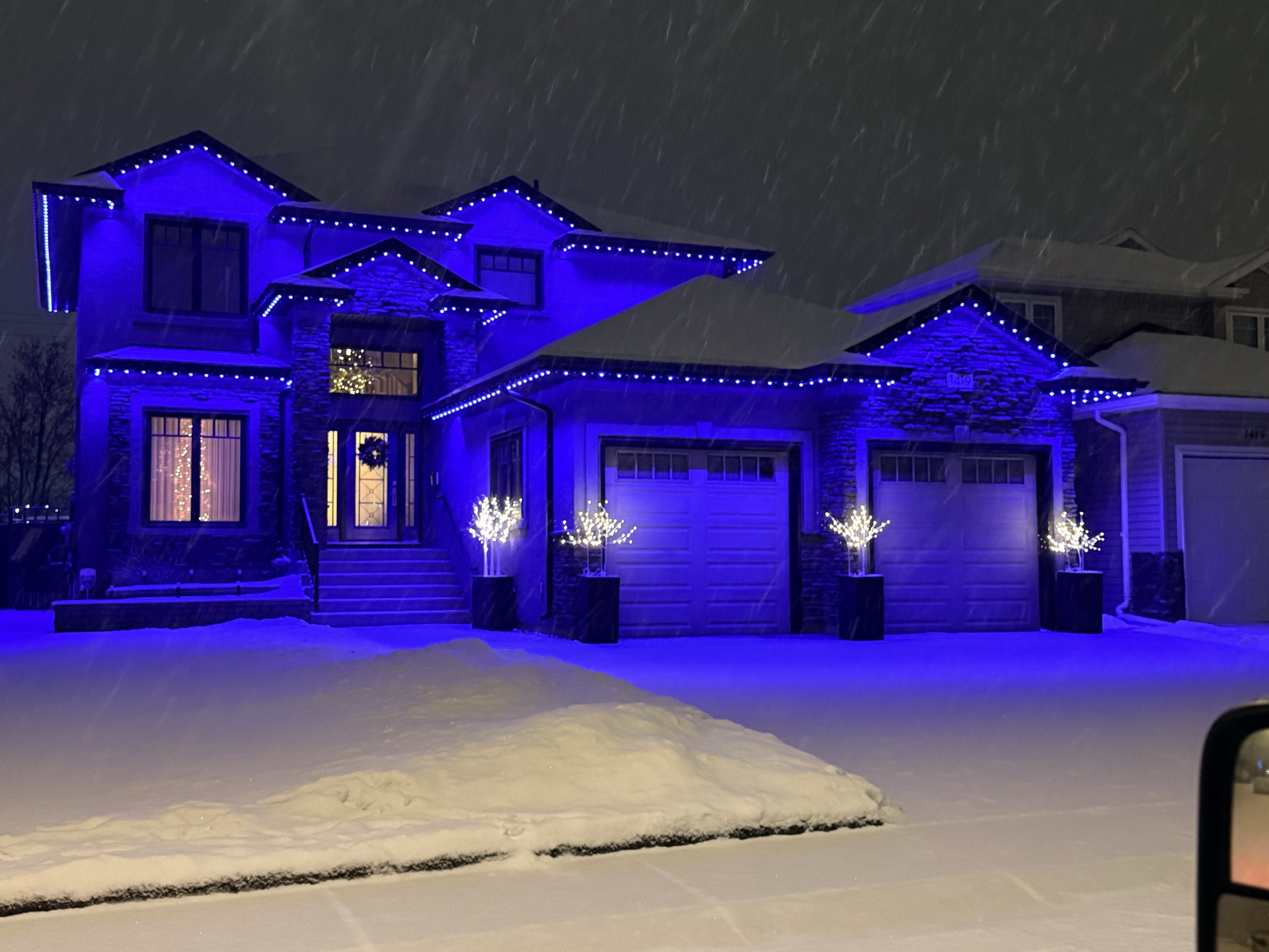 Gemstone Lights installation Saskatoon